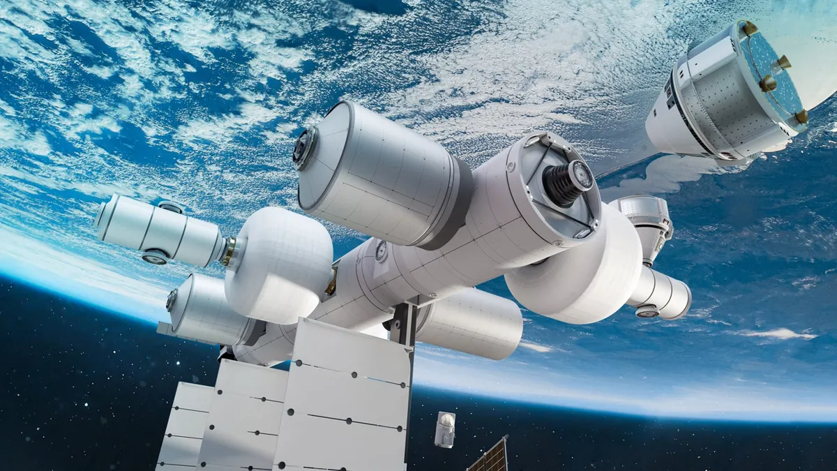 Orbital Reef: low earth orbit concept image